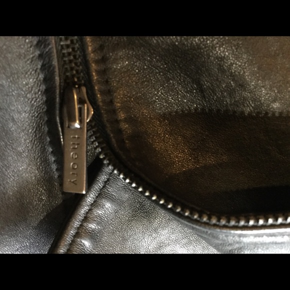 THEORY LEATHER JACKET - Picture 4 of 7